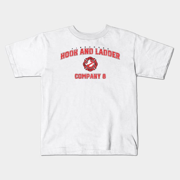 Hook and Ladder Company 8 (Variant) Kids T-Shirt by huckblade